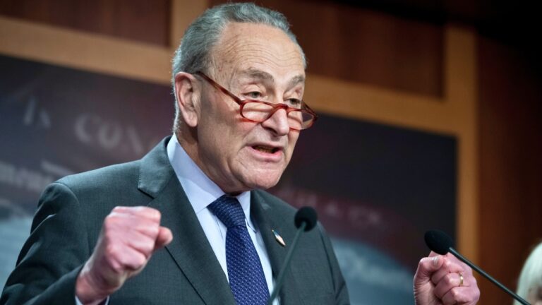 Trump “doesn’t care… but Democrats do,” Schumer says — and the tariff fight is headed for a summer deadline
