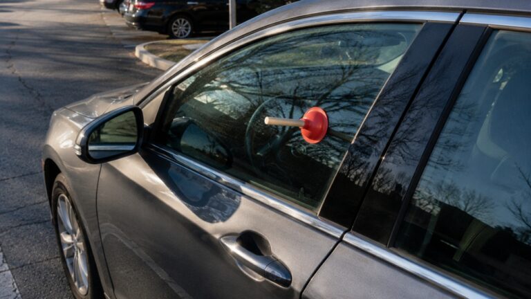 Woman Says Someone Put a Toy Plunger on Her Car Window — Then She Started Wondering If It Was a Message
