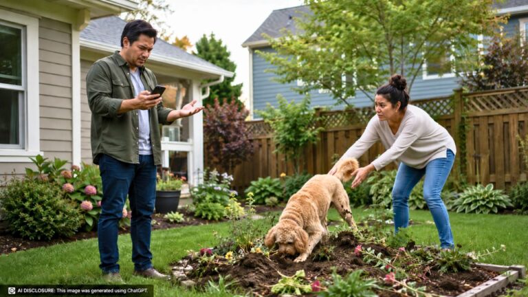 Homeowner Reported His Neighbor to the HOA After She Let Her Dog Dig Up His Garden Every Week