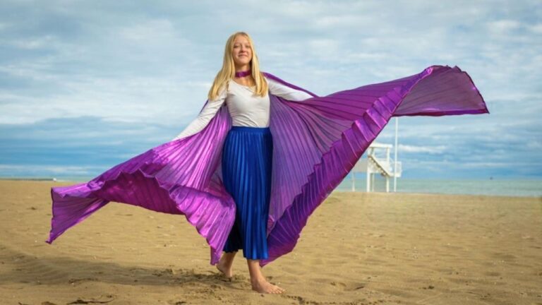 Woman Wears A Purple Cape To The Store, Then Her Brother Tells Her To Stay Away From Him