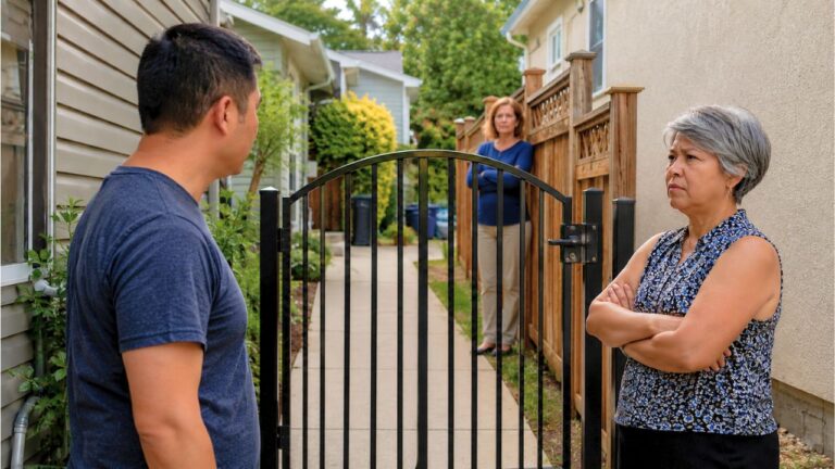 New Neighbor Installed a Gate on the Path Between Their Houses and Said Access Was Now By Request