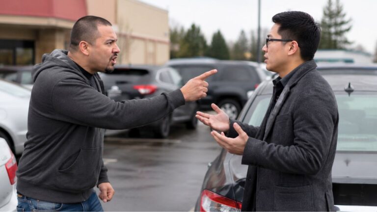 Road-Rage Driver Sued Him After the Parking-Lot Confrontation