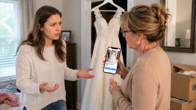 Mom Listed Her Wedding Dress on Facebook Marketplace Without Asking — It Had Already Sold