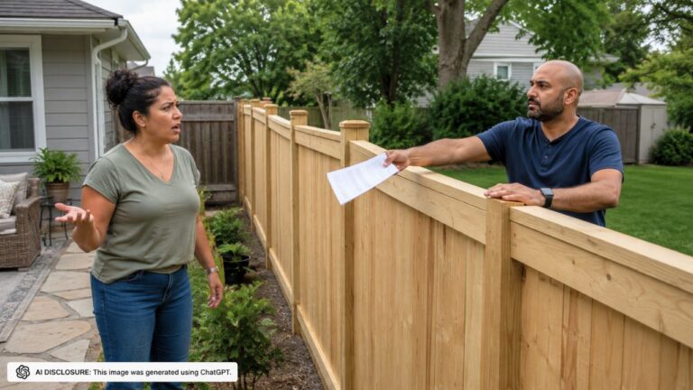 Neighbor Replaced the Shared Fence Without Any Agreement — Then Sent a Bill for $1,800