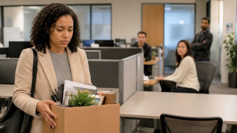 Employee Came Back From Two Weeks Off to Find Her Desk Gone and Her Things in a Box