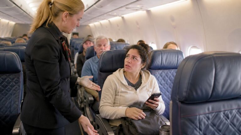 Airline Made Her Get Off the Plane After She Had Already Sat Down and Stowed Her Bag