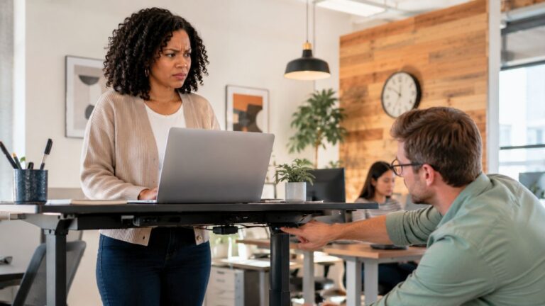 Coworker Kept Adjusting Her Standing Desk Back to Sitting Height Because It ‘Blocked His View’