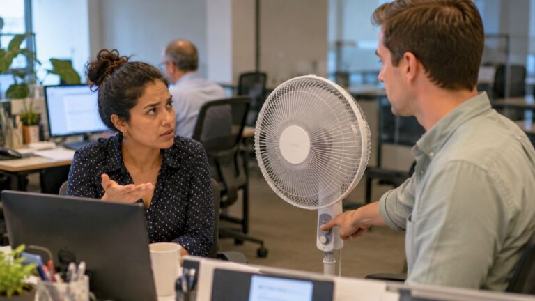 Coworker Filed an HR Complaint After She Asked Him to Stop Turning Off the Fan Near Her Desk