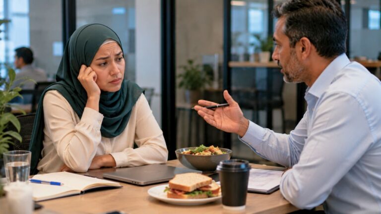 Manager Kept Scheduling Lunch Meetings on the Day She Fasts