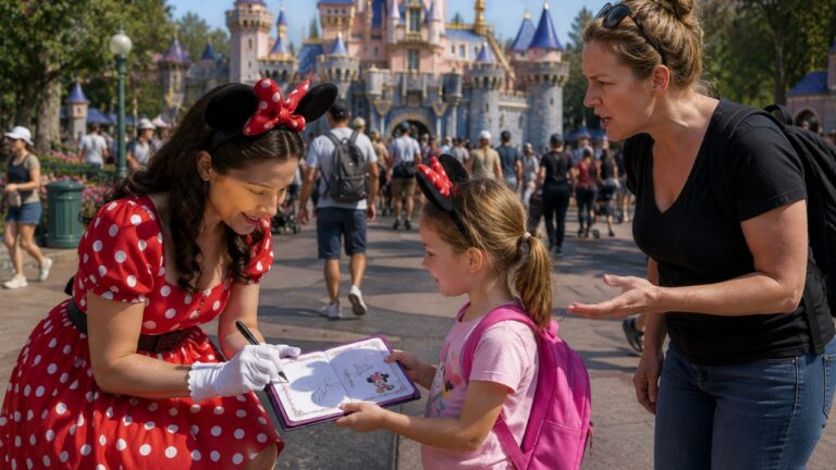 Disneyland Guest Signs A Little Girl’s Autograph Book, Then The Child’s Mother Accuses Her Of Getting Involved