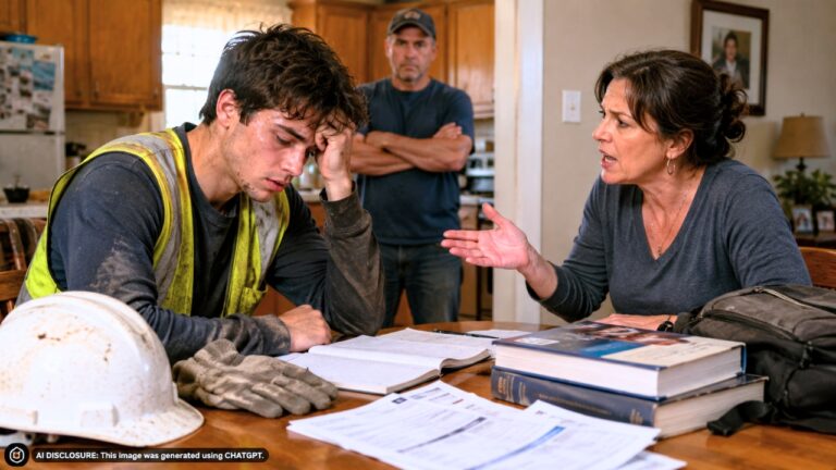 I Work 12-Hour Construction Shifts 6 Days a Week to Pay My Own Tuition — My Stepmother Calls Me the Lazy One