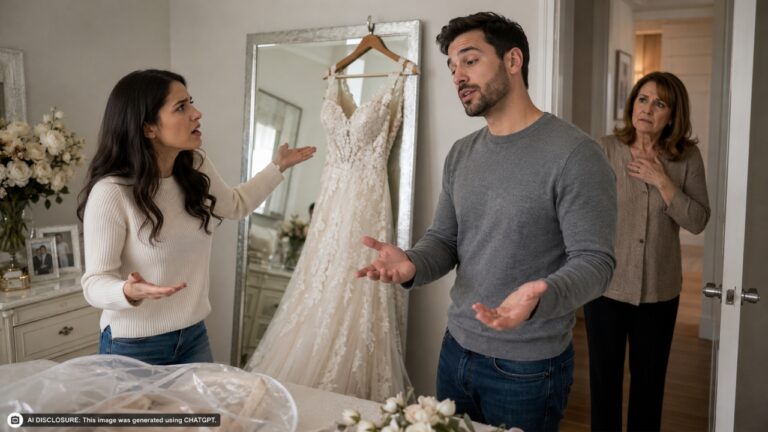 My Husband Thinks I’m Overreacting About His Mom Trying On My $3,000 Wedding Dress Without Permission