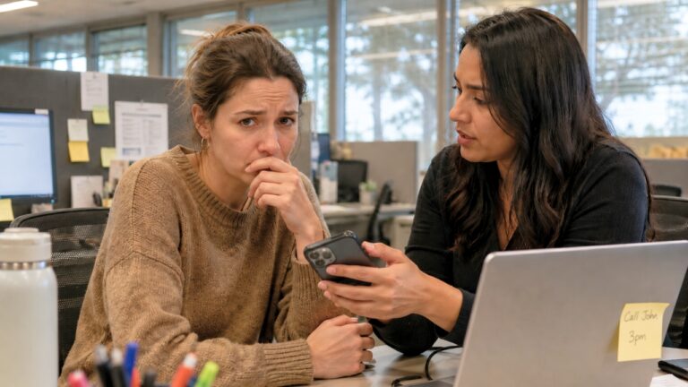 Coworker Screenshot Her Venting Texts and Emailed Them to Their Manager