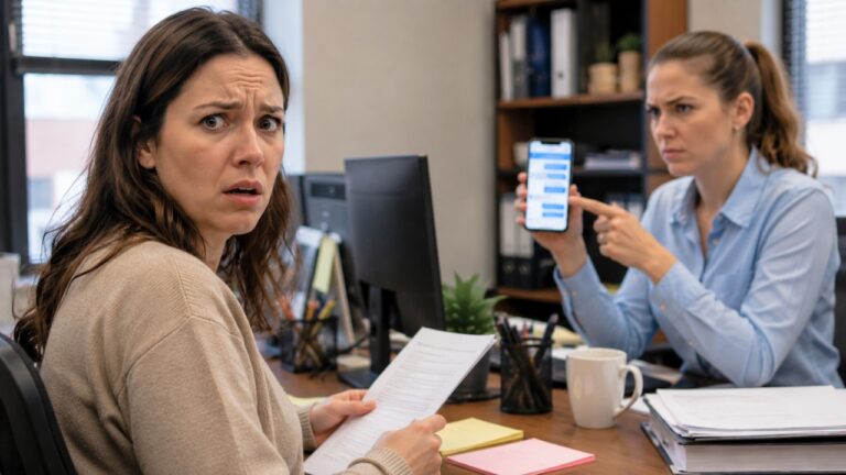 Employee Was Told She Had to Share Her Office With Her Own Report