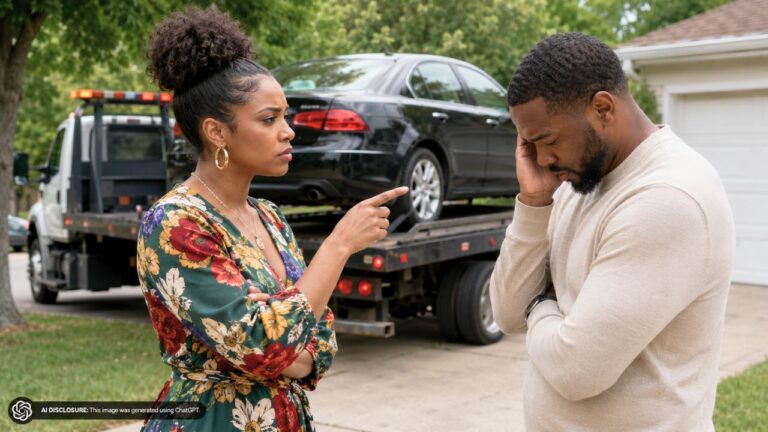 Wife Gave Her Husband an Ultimatum After His Car Was Repossessed Over Debt He Hid From Her for the Second Time