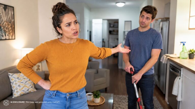 Woman Told Her Boyfriend He Could Clean the House Himself If Her Standards Weren’t High Enough — After Months of Doing Most of the Chores