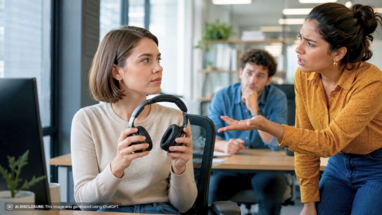 Employee Refused to Lend a Coworker Her Brand-New Noise-Canceling Headphones for a Video Call — Coworkers Called Her Selfish for It