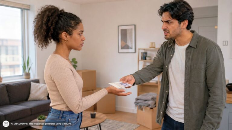 Woman Asked Her Boyfriend to Return a £100 Deposit He Secretly Kept After They Moved in Together — Then Watched Him Snap Before Handing It Over