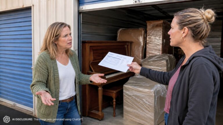 Sister Took the Furniture and Piano During Their Mother’s Move — Then Demanded Her Sibling Pay for Storage