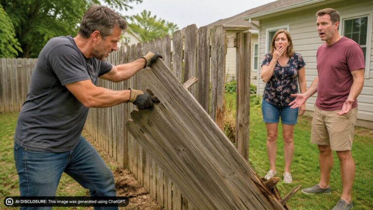 Neighbors Tore Down a Shared Fence After a Couple Declined to Pay Their $1,900 Share of the Replacement — Despite Saying It Was Fine