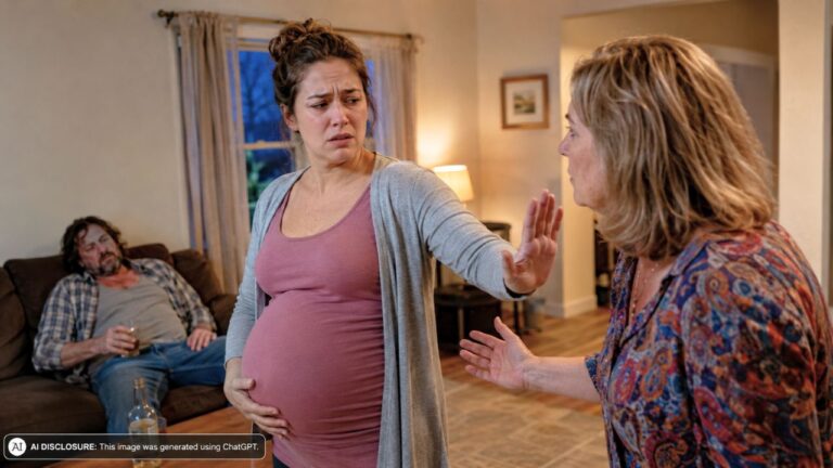 Pregnant Woman Distanced Herself From Her Mother After Warning Her That Her New Boyfriend Was Repeating Her Abusive Ex’s Drinking Pattern