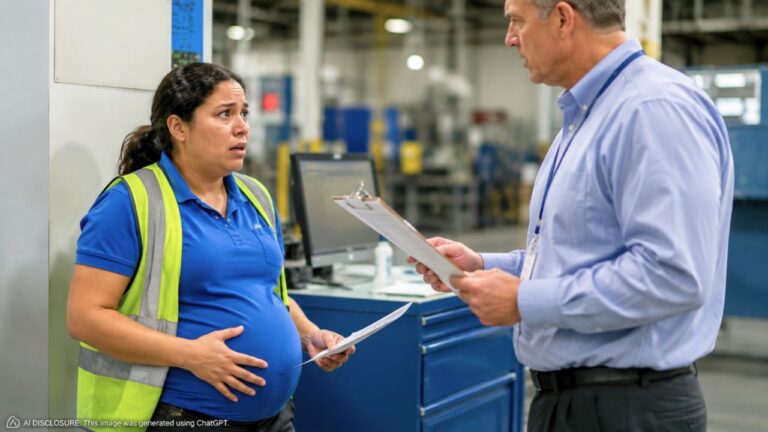 Assembly Worker Took Approved Leave for Pregnancy Complications — Her Employer Counted the Absences Against Her Under the Attendance Policy and Fired Her