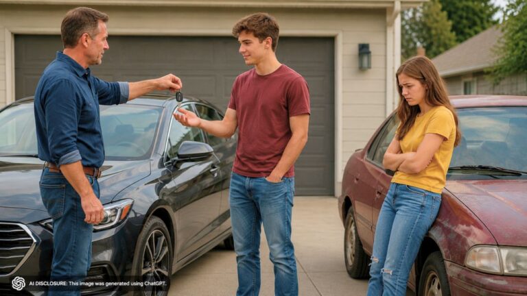 Stepfather Bought His Son a Nicer Car Than His Stepdaughter’s After Her Biological Father Refused to Contribute a Cent