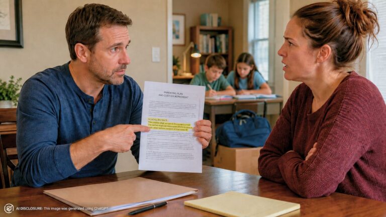 Divorced Father Refused to Let His Ex-Spouse Move Their Four Kids to a New Town — Citing the Custody Agreement’s School District Clause