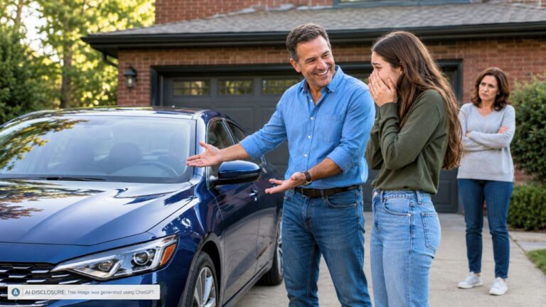 Woman Called Out Her Husband for Buying His Biological Daughter a New Car While Refusing to Help Pay for Her Daughter’s