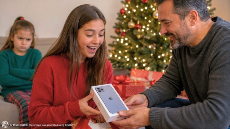 Godfather Bought His Late Best Friend’s 16-Year-Old Daughter an iPhone for Christmas — Her Mother’s New Partner’s Kids Called It Unfair