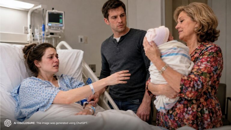 New Mother Limited Time With Her Overbearing Mother-in-Law After She Held the Newborn Before His Own Mom Could Following a Complicated Delivery