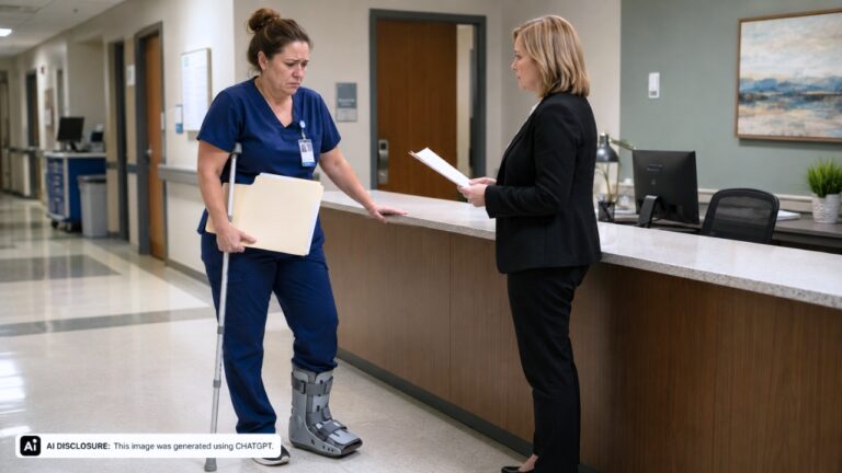 Hospital Employee Asked for a Receptionist Job After Breaking Her Foot — the EEOC Says She Was Fired and Told Not to Reapply Until ‘Fully Recovered’
