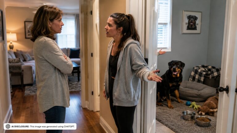 Woman Refused to Give Up Her Dog’s Bedroom for Her Entitled Niece — Who Suggested Making the Rottweiler Sleep Outside Instead