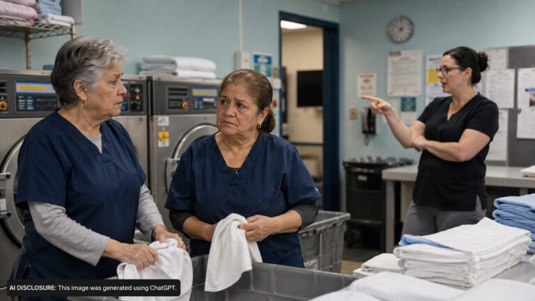 Laundry Workers Complained Their Supervisor Mocked Them for Being Old — Management Ignored It, Two Were Fired, and the Care Center Paid $75,000